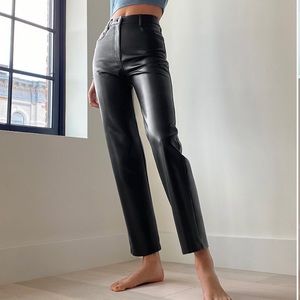 Aritzia Melina Leather Pants